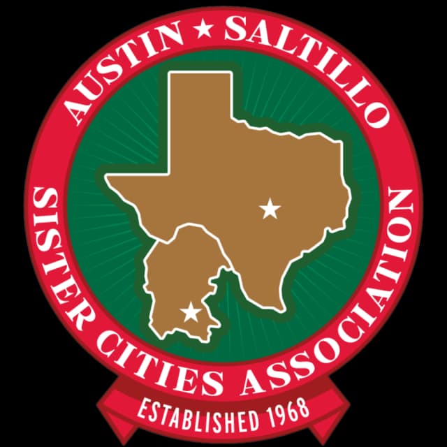Austin-Saltillo Sister Cities Association seal — Established 1968